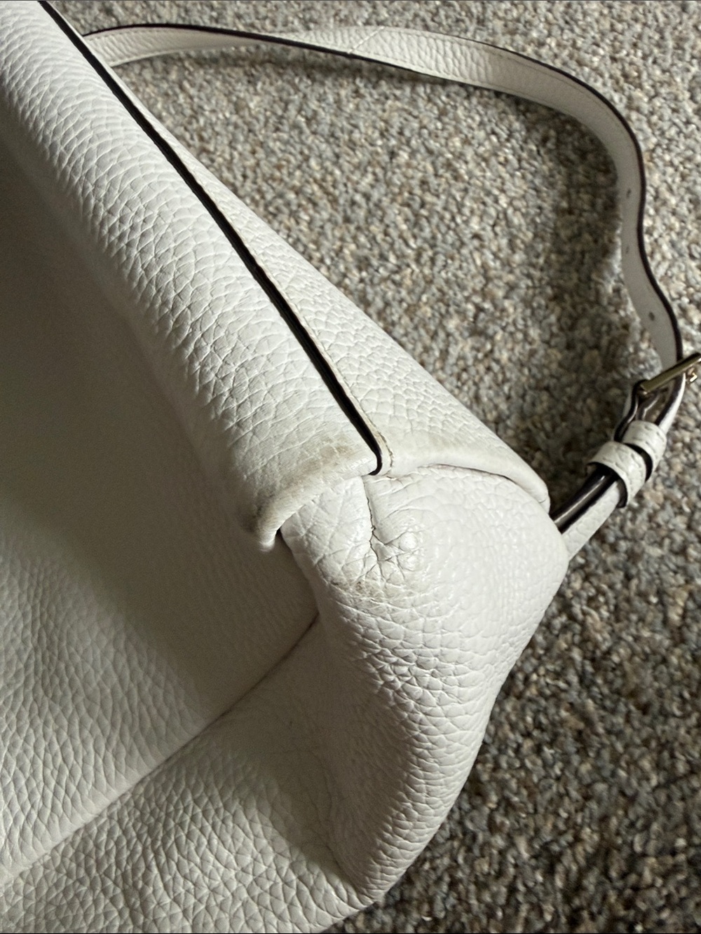 kate spade White Pebbled Leather Crossbody Bag - Picture 3 of 8
